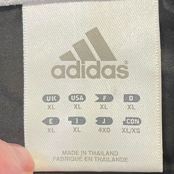 ADIDAS Vintage Windbreaker Pullover Jacket Black Men’s Size XL - Picture 4 of 5
